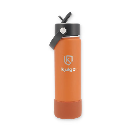 700ml Stainless Steel Flask Straw Cap