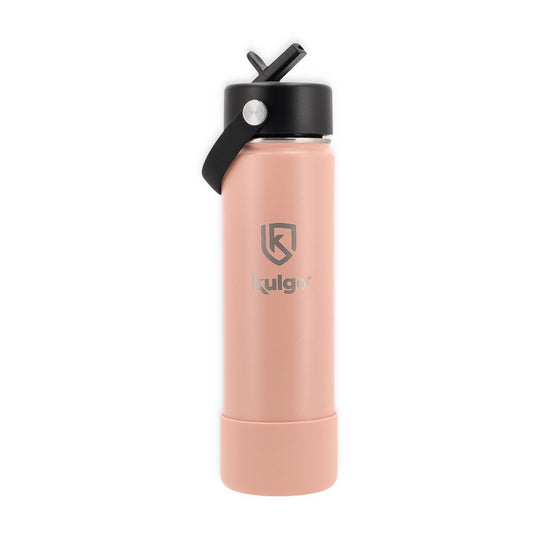 700ml Stainless Steel Flask Straw Cap